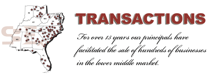 Transactions: For over 15 years our principles have facilitated the sale of hundreds of businesses in the lower middle market.